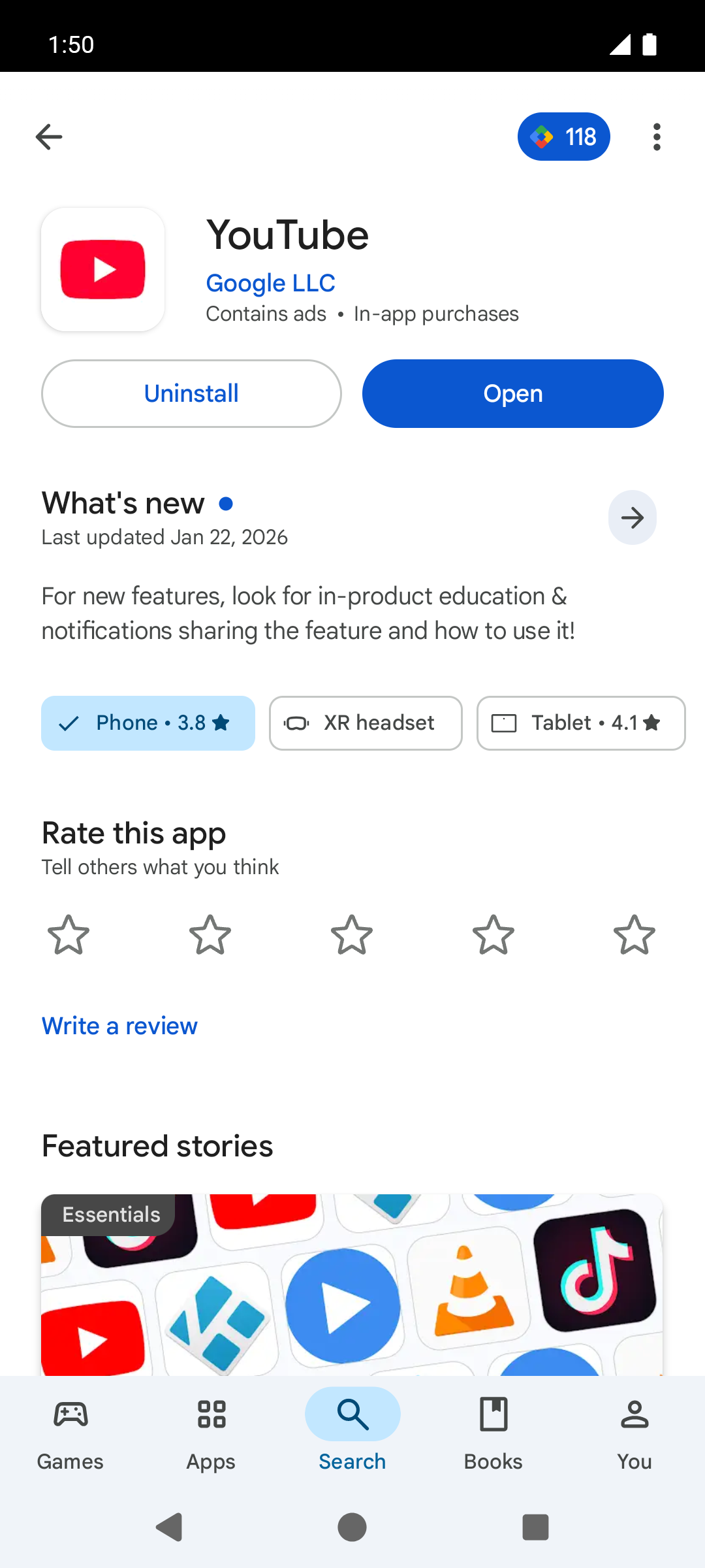 From the Settings app, scroll to and tap Apps.