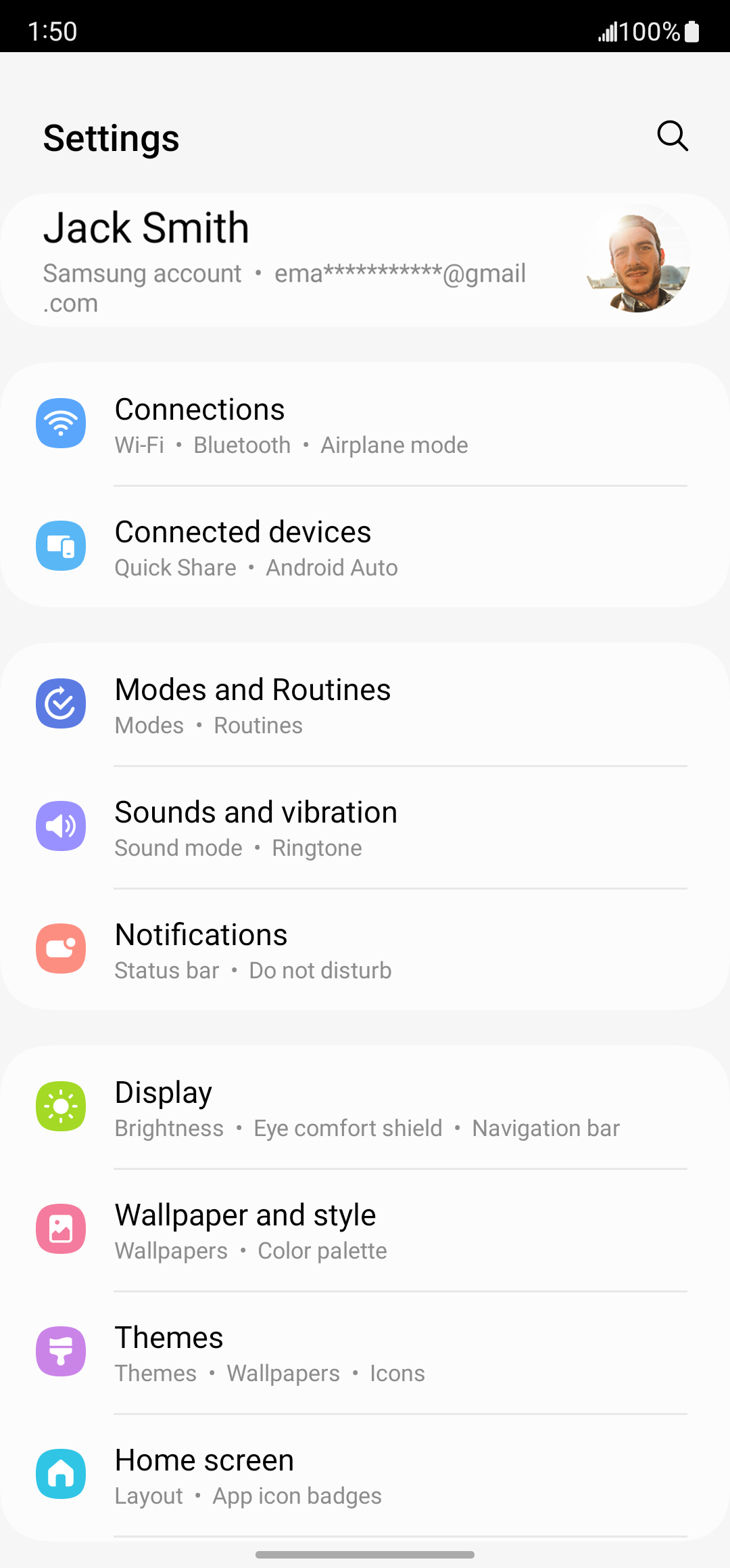 From the Settings app, scroll to and tap Apps.