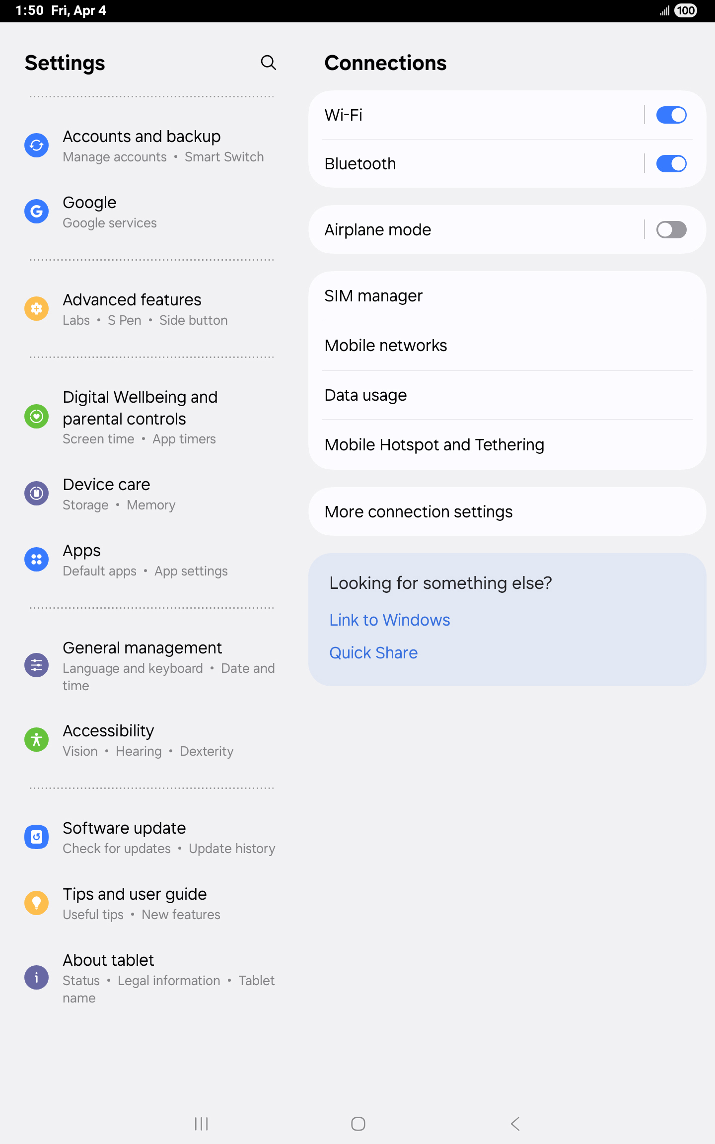 From the Settings app, scroll to and tap Apps.