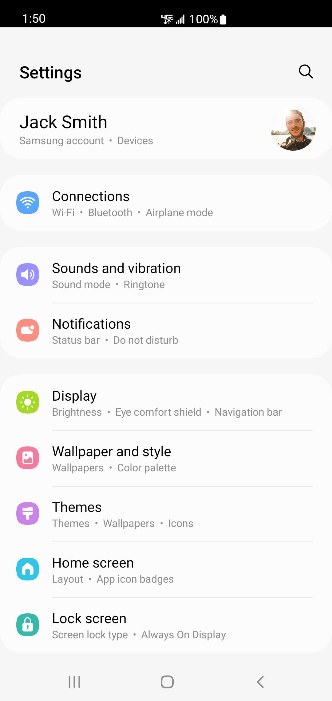From the Settings app, scroll to and tap Apps.
