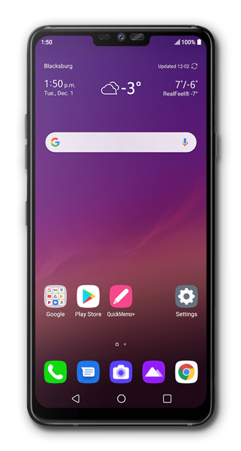 Getting to know the front of your device