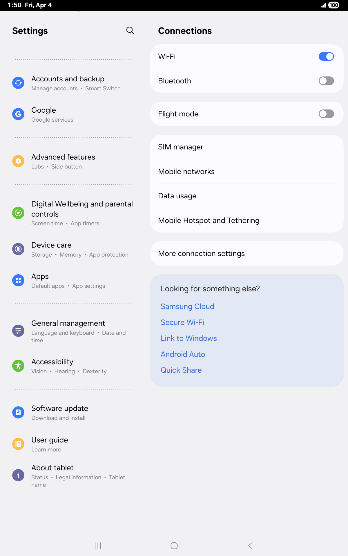 From the Settings app, scroll to and tap Apps.
