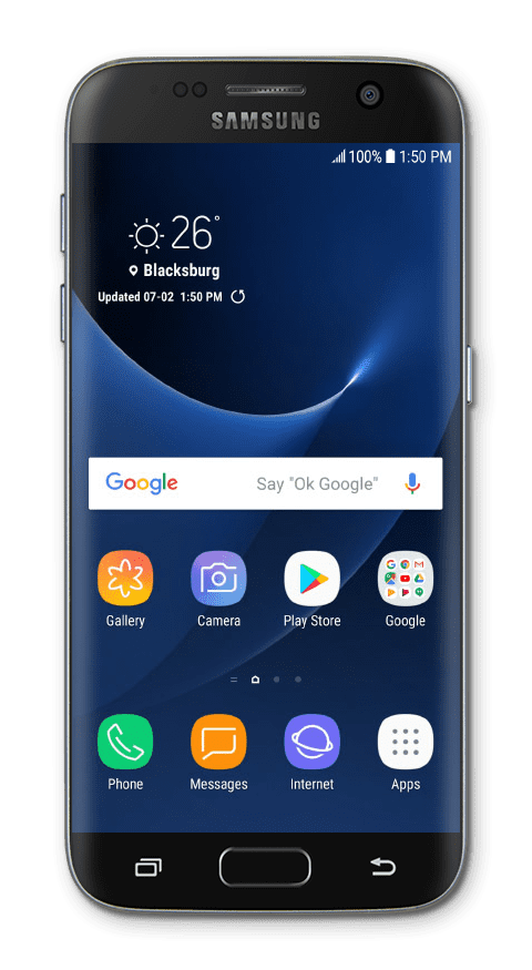 From the Settings app, scroll to and tap Apps.