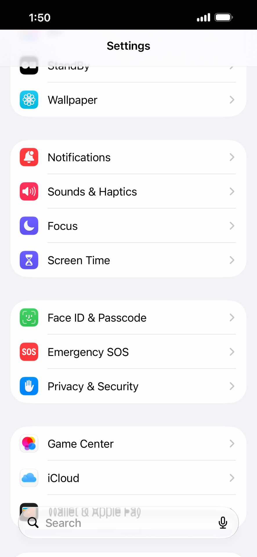From the Settings app, scroll to and tap Apps.