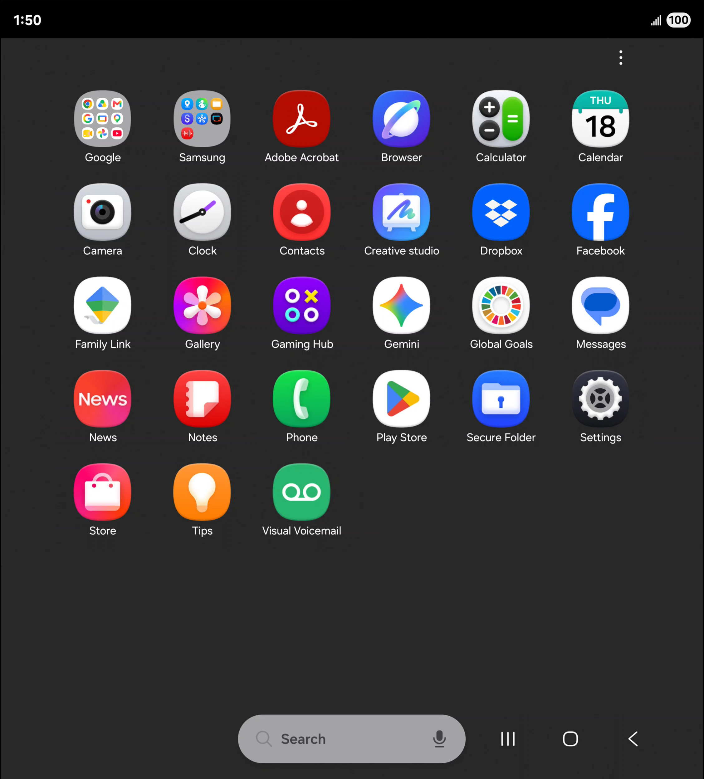 From the Settings app, scroll to and tap Apps.