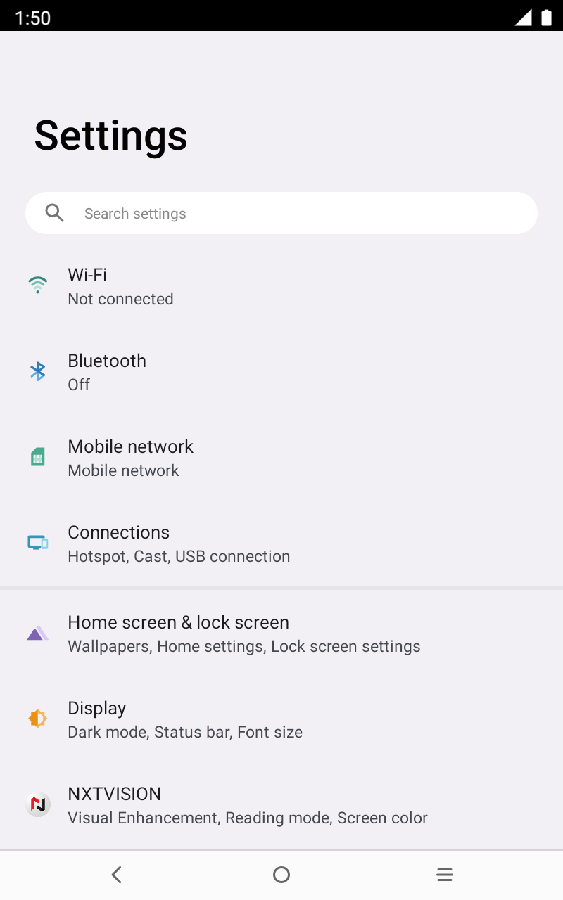 From the Settings app, scroll to and tap Apps.