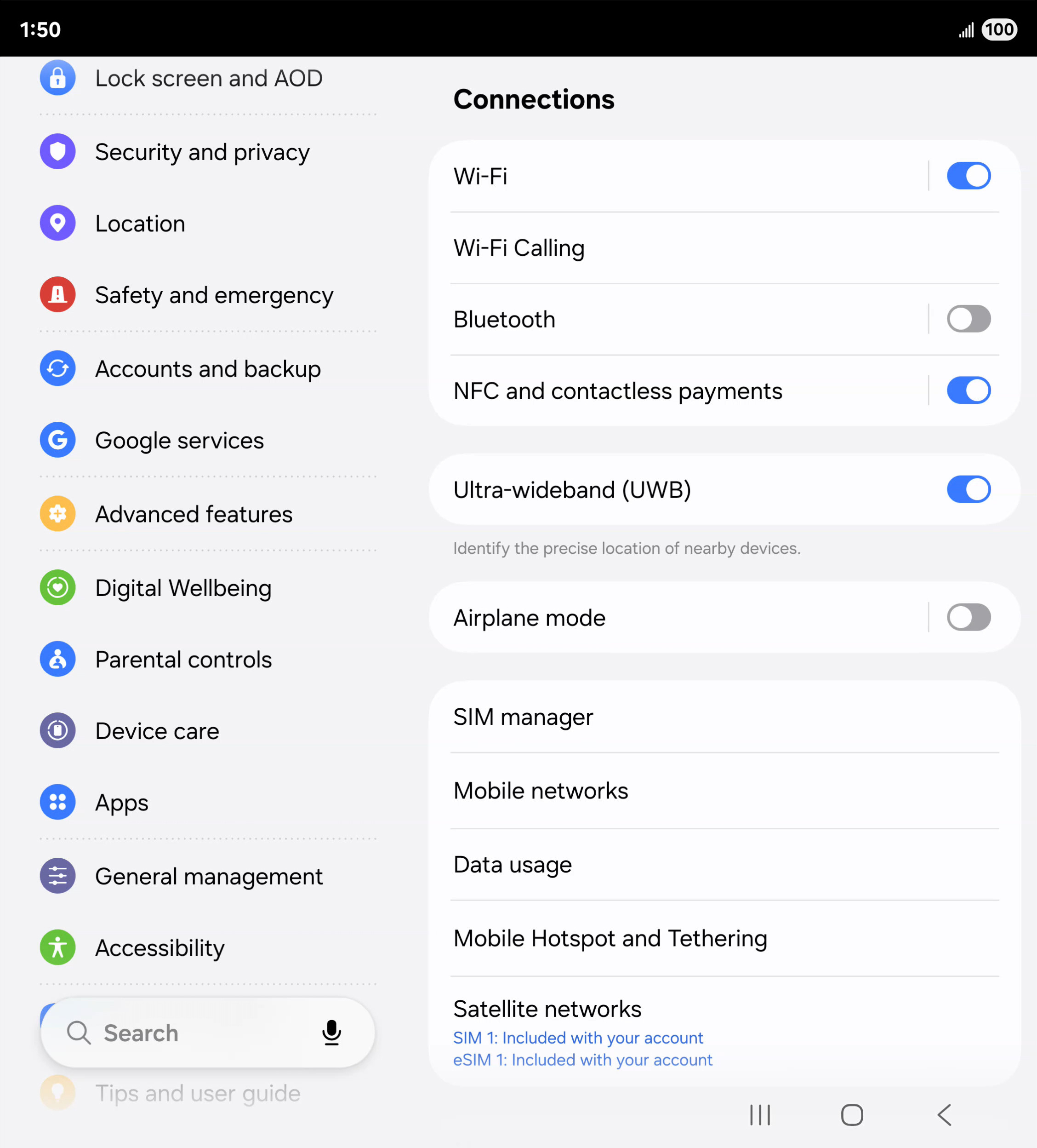 En la aplicación Settings, toca Apps.