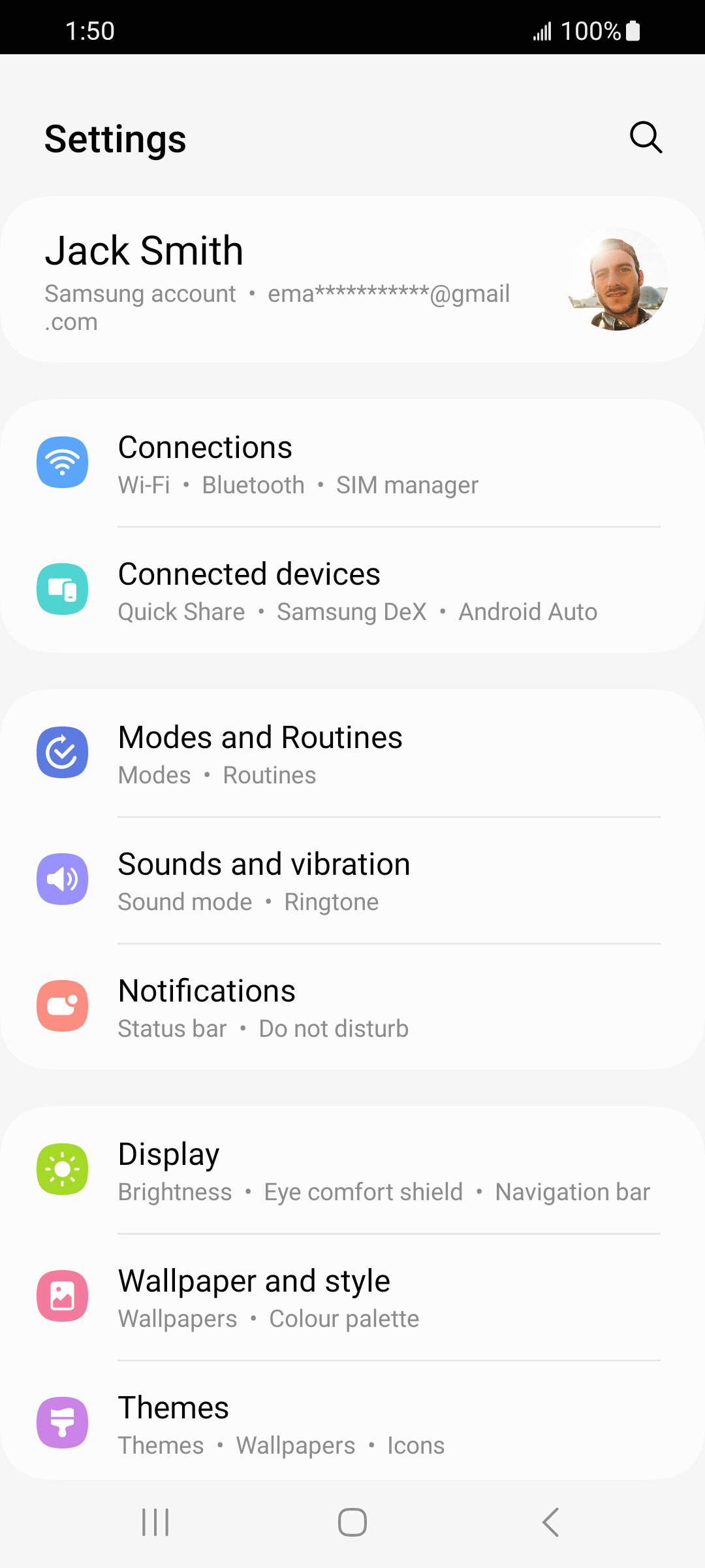 From the Settings app, scroll to and tap Apps.