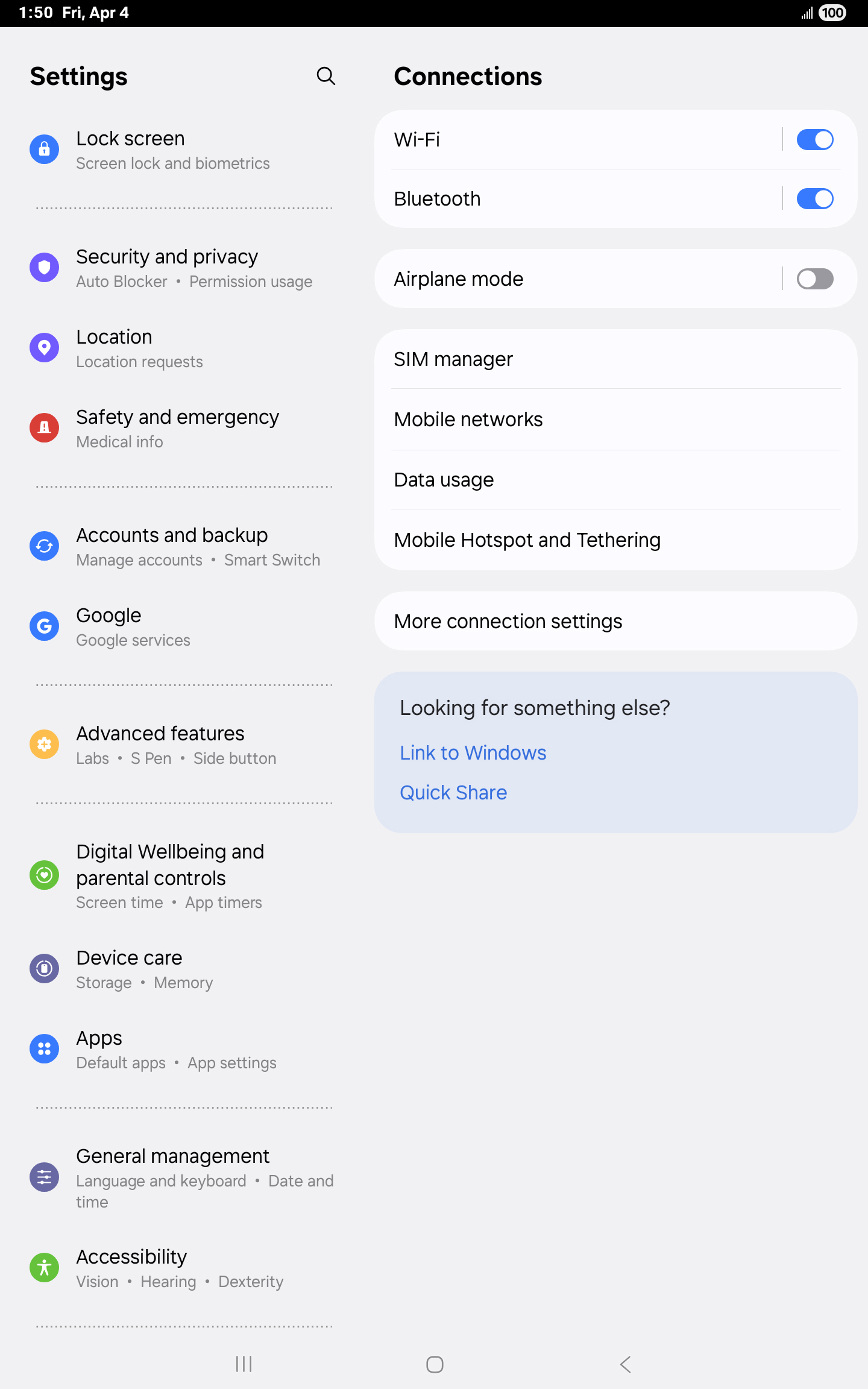 From the Settings app, scroll to and tap Apps.