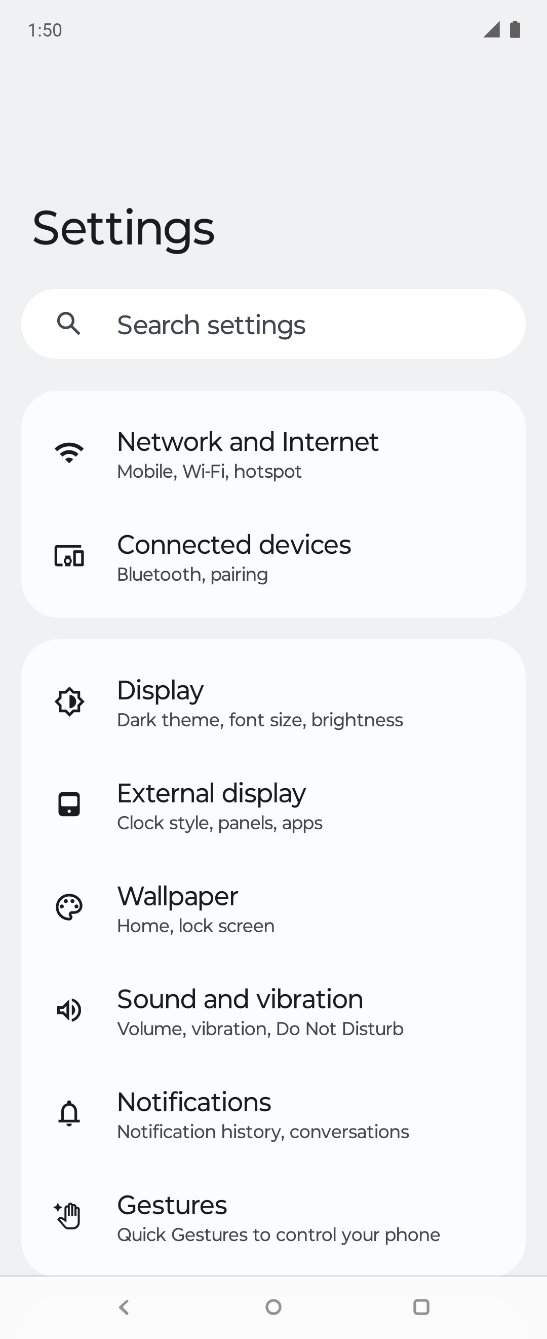 From the Settings app, scroll to and tap Apps.