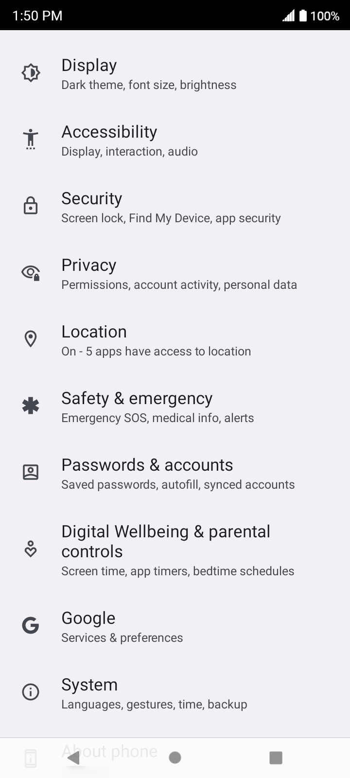 From the Settings app, scroll to and tap Apps.