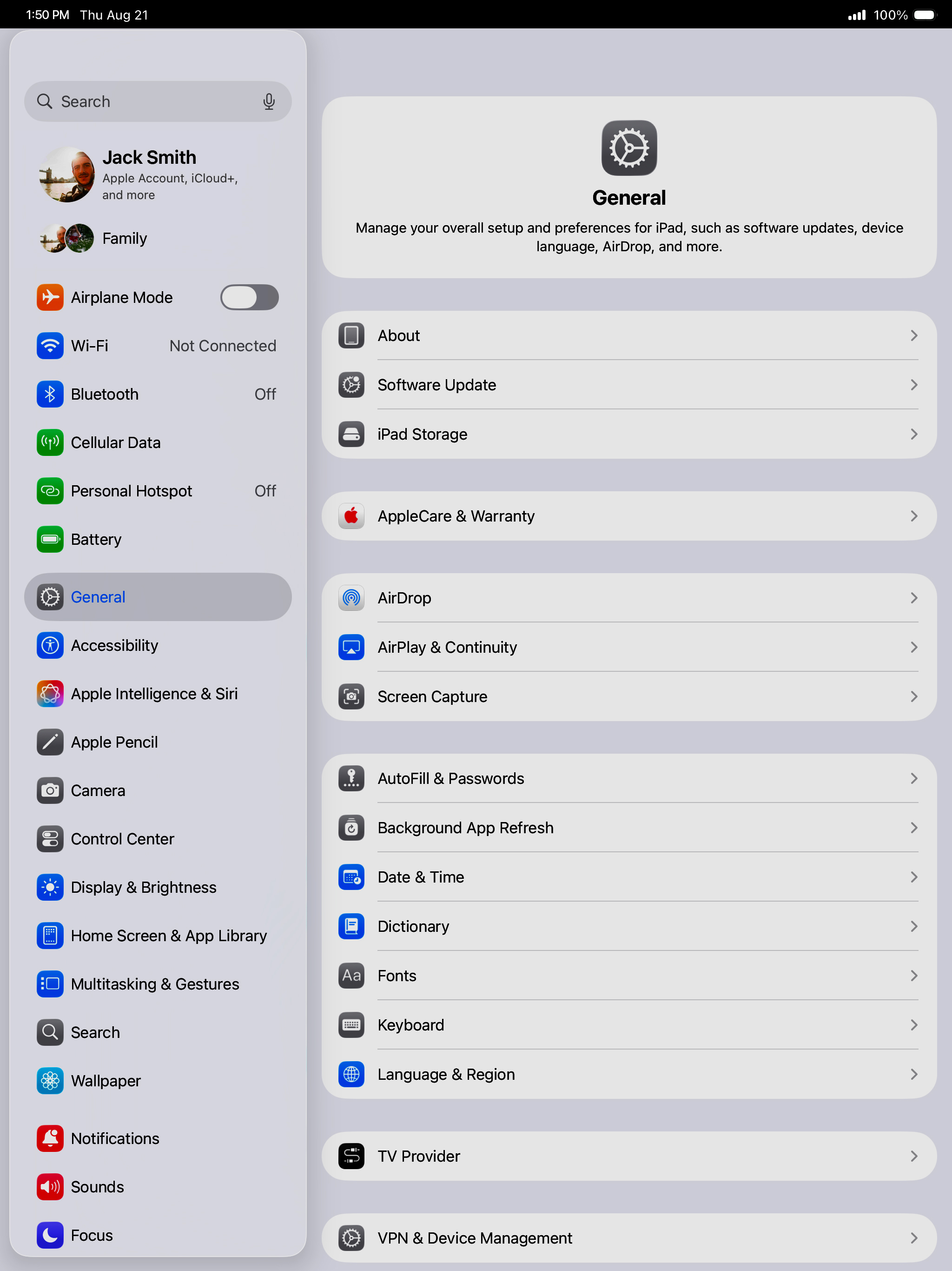 From the Settings app, scroll to and tap Apps.