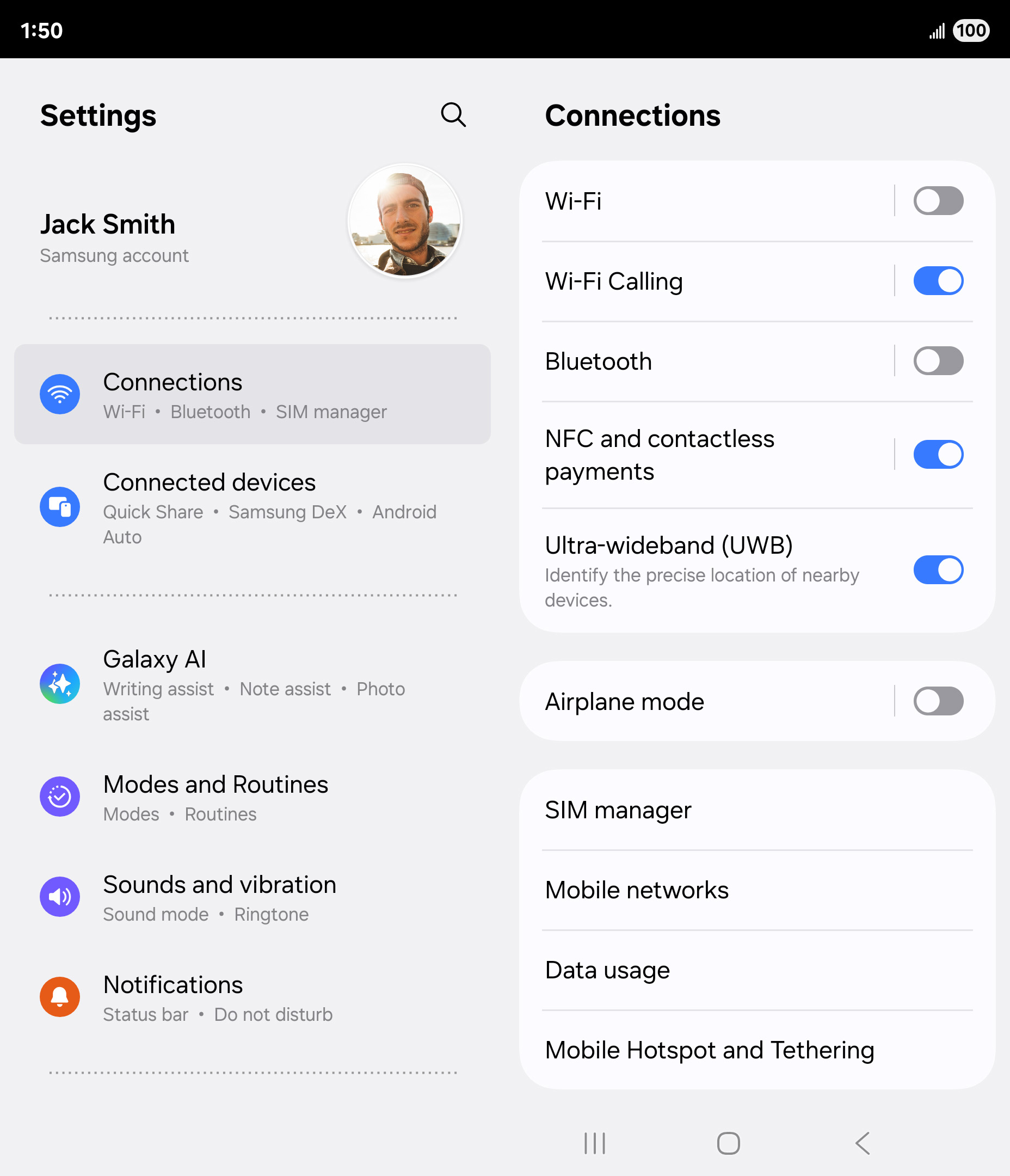 From the Settings app, scroll to and tap Apps.