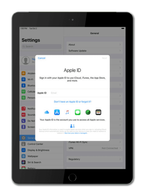 From the Settings app, scroll to and tap Apps.