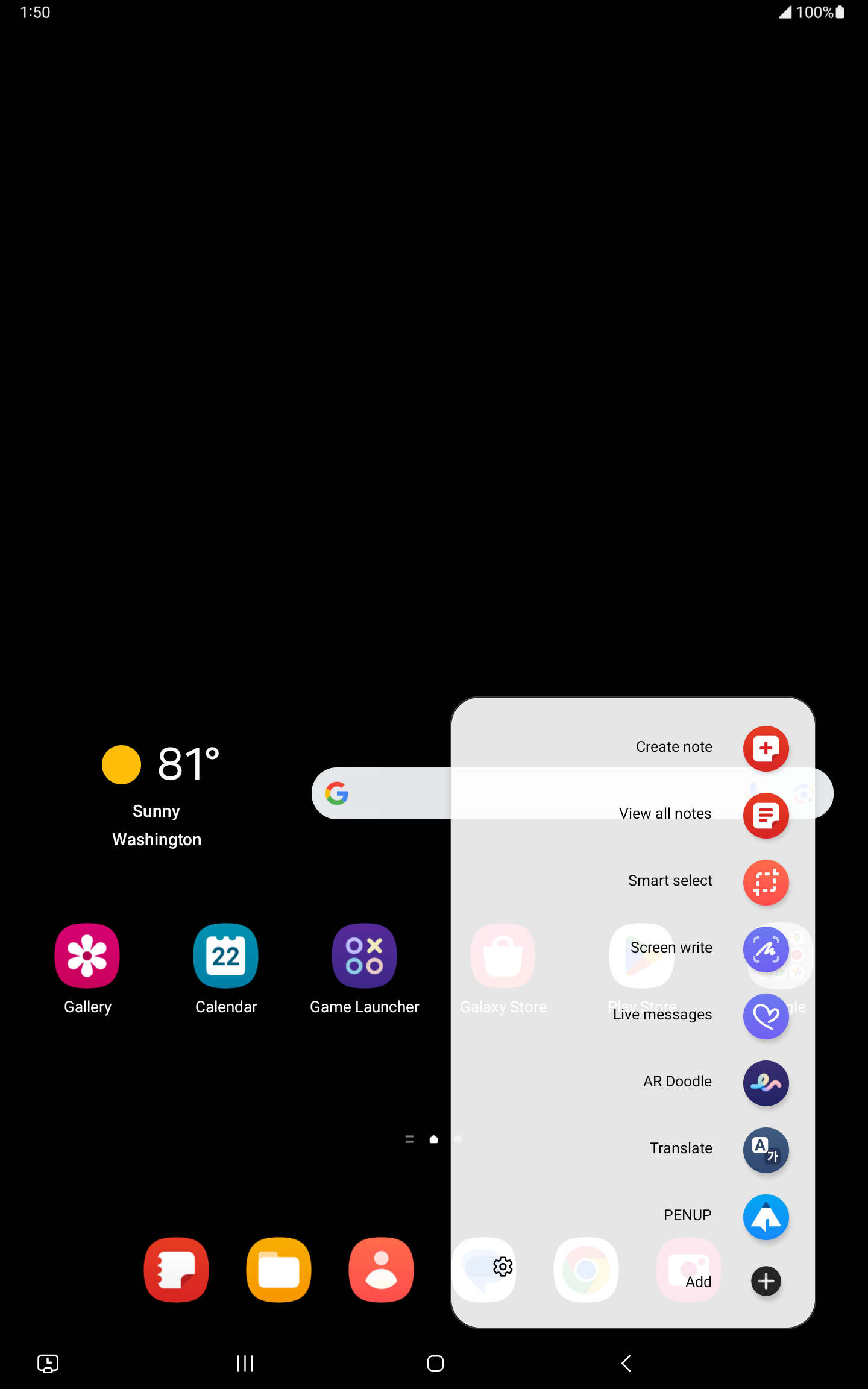 En la aplicación Settings, toca Apps.
