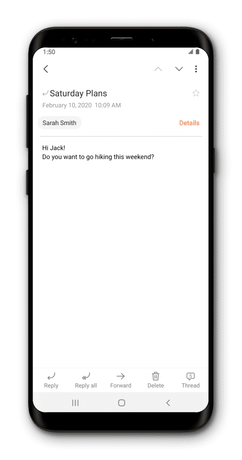 From the Settings app, scroll to and tap Apps.