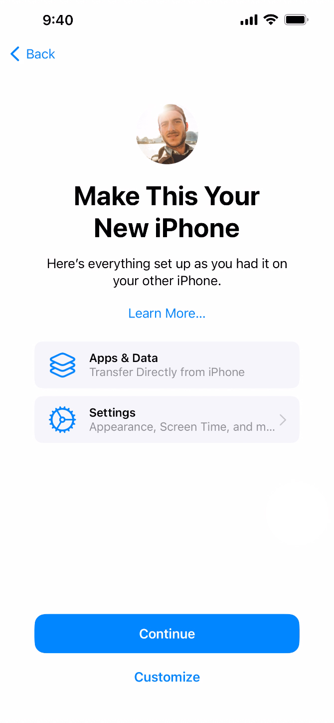 Apple iPhone X - Setting Up an iPhone with Quick Start and a Nano