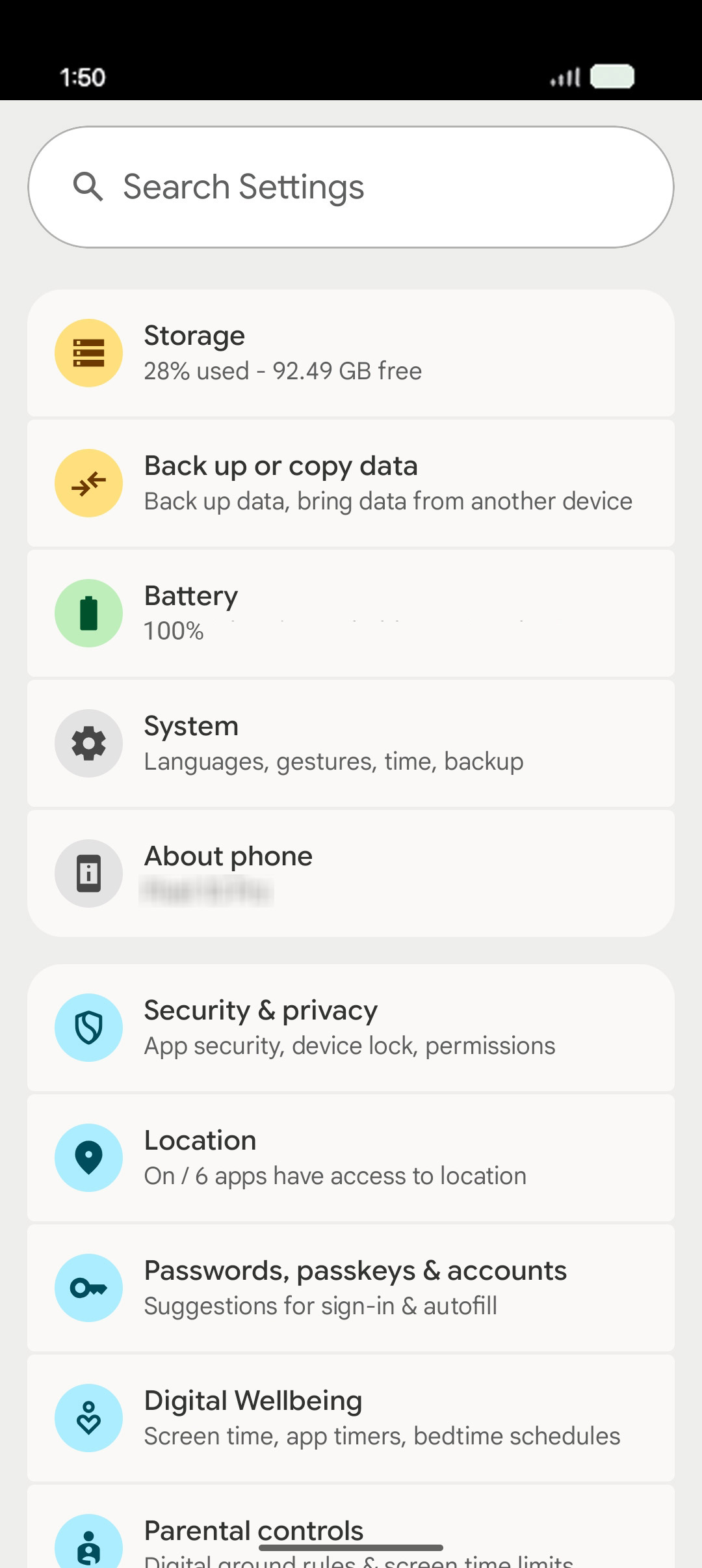 From the Settings app, scroll to and tap Apps.