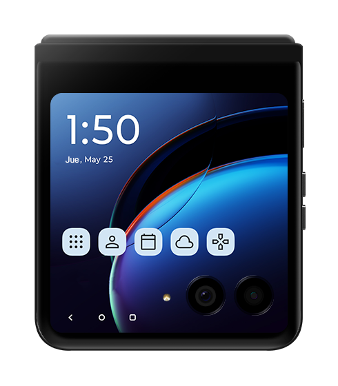 Getting to know the front of your closed device