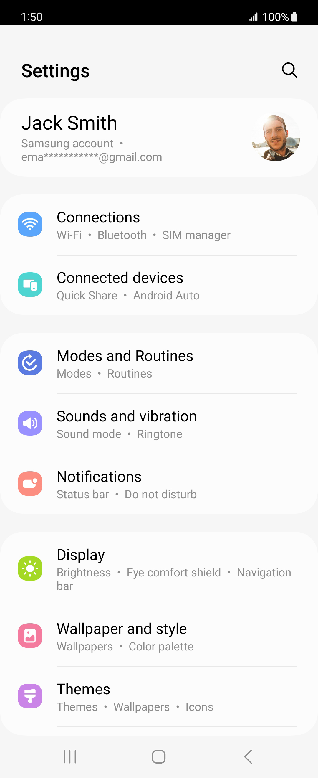 From the Settings app, scroll to and tap Apps.
