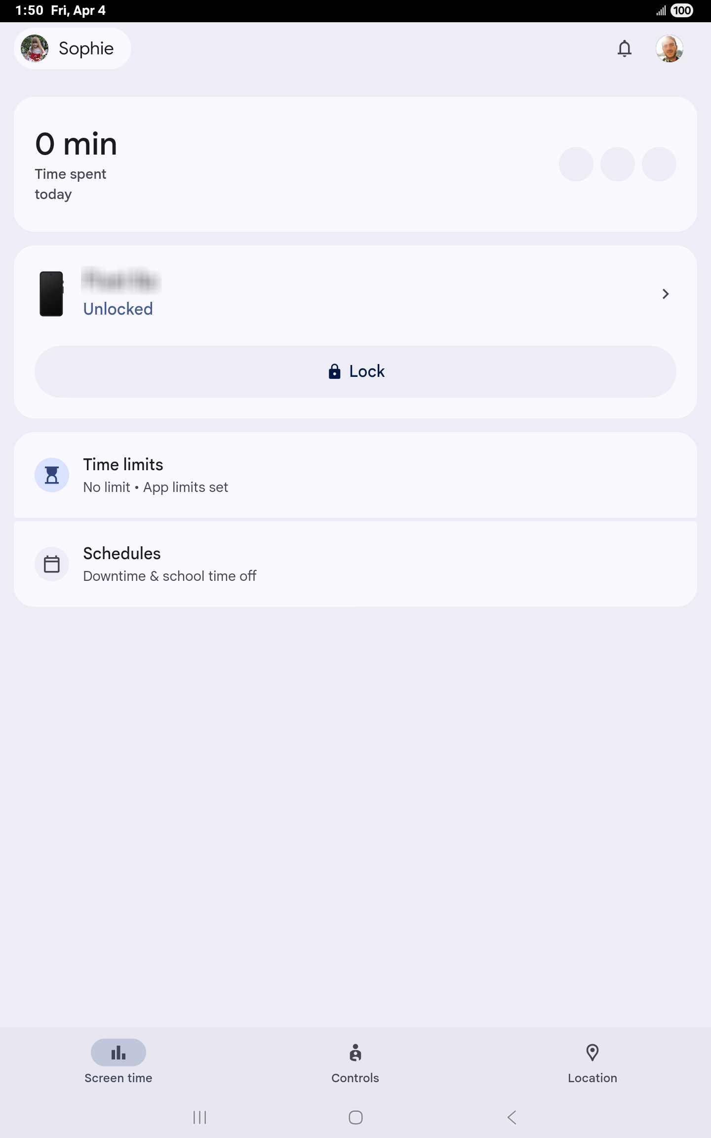 En la aplicación Settings, toca Apps.