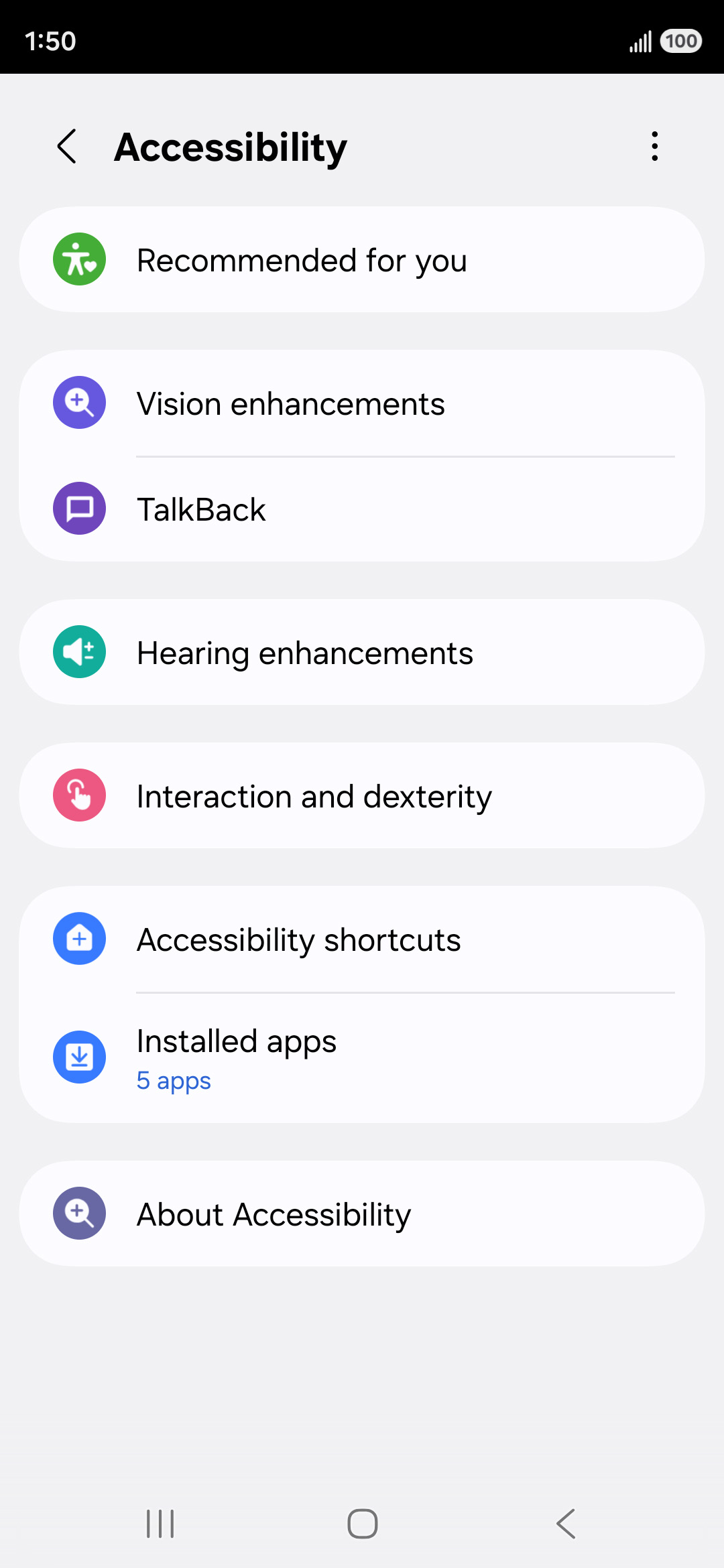 From the Settings app, scroll to and tap Apps.