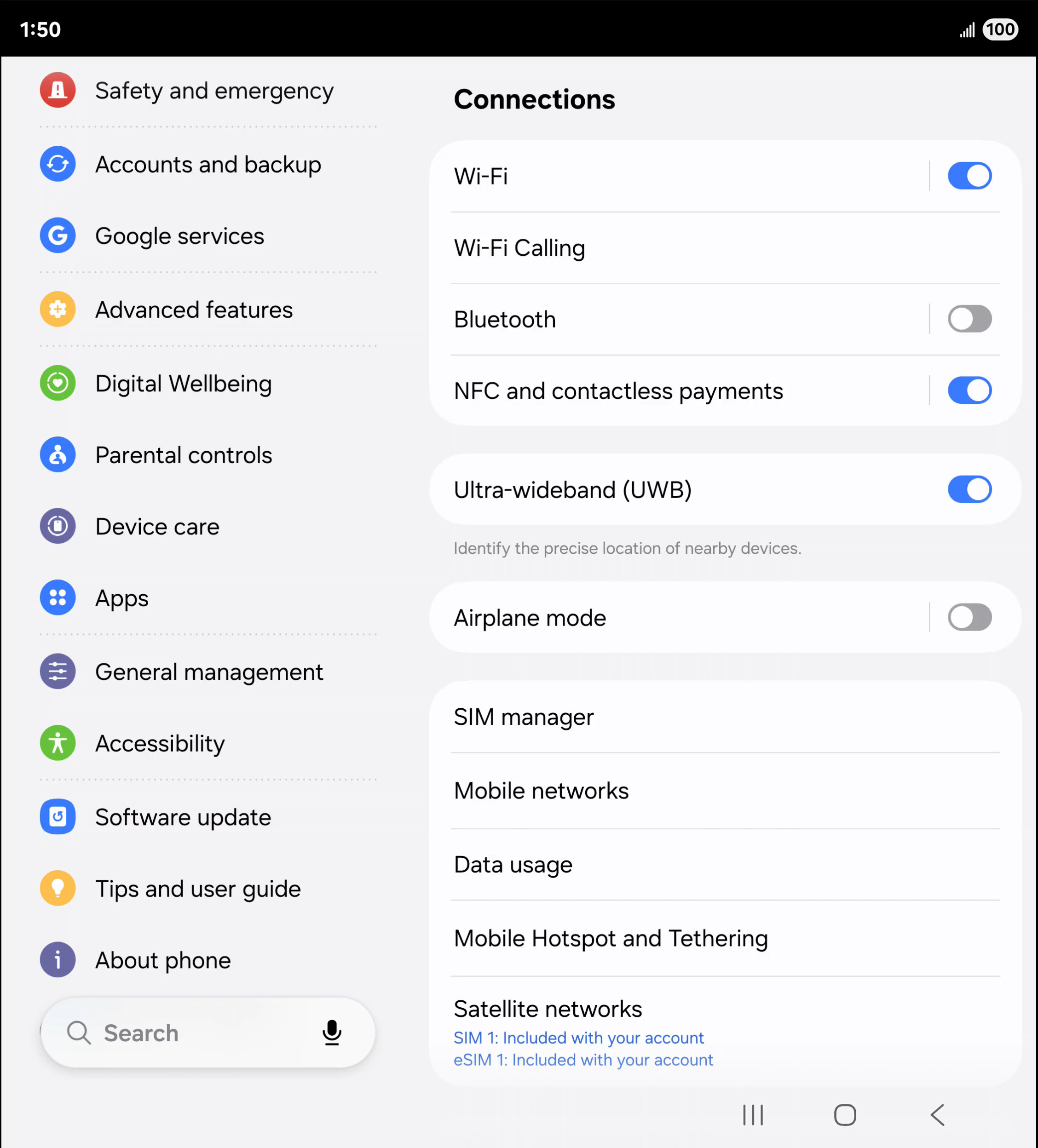 From the Settings app, scroll to and tap Apps.