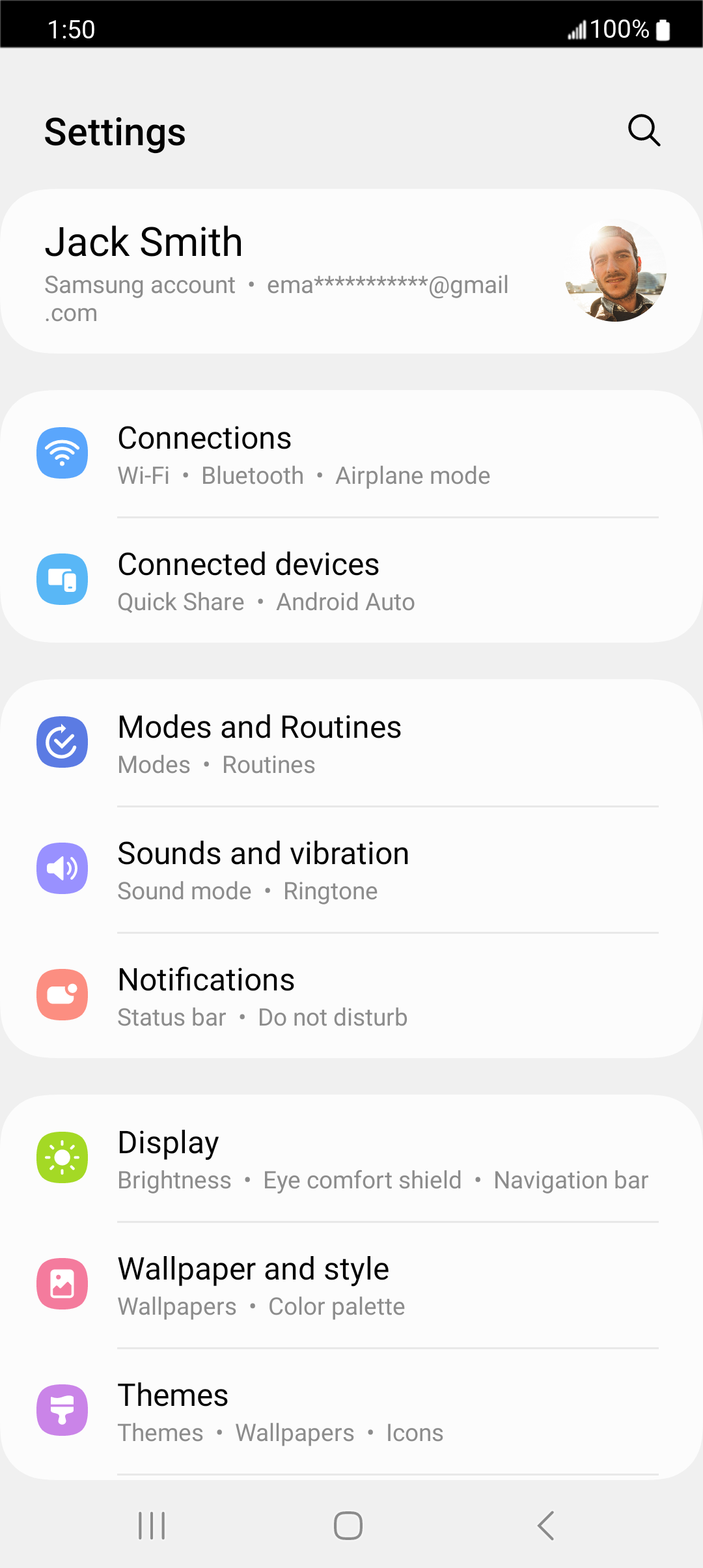 From the Settings app, scroll to and tap Apps.