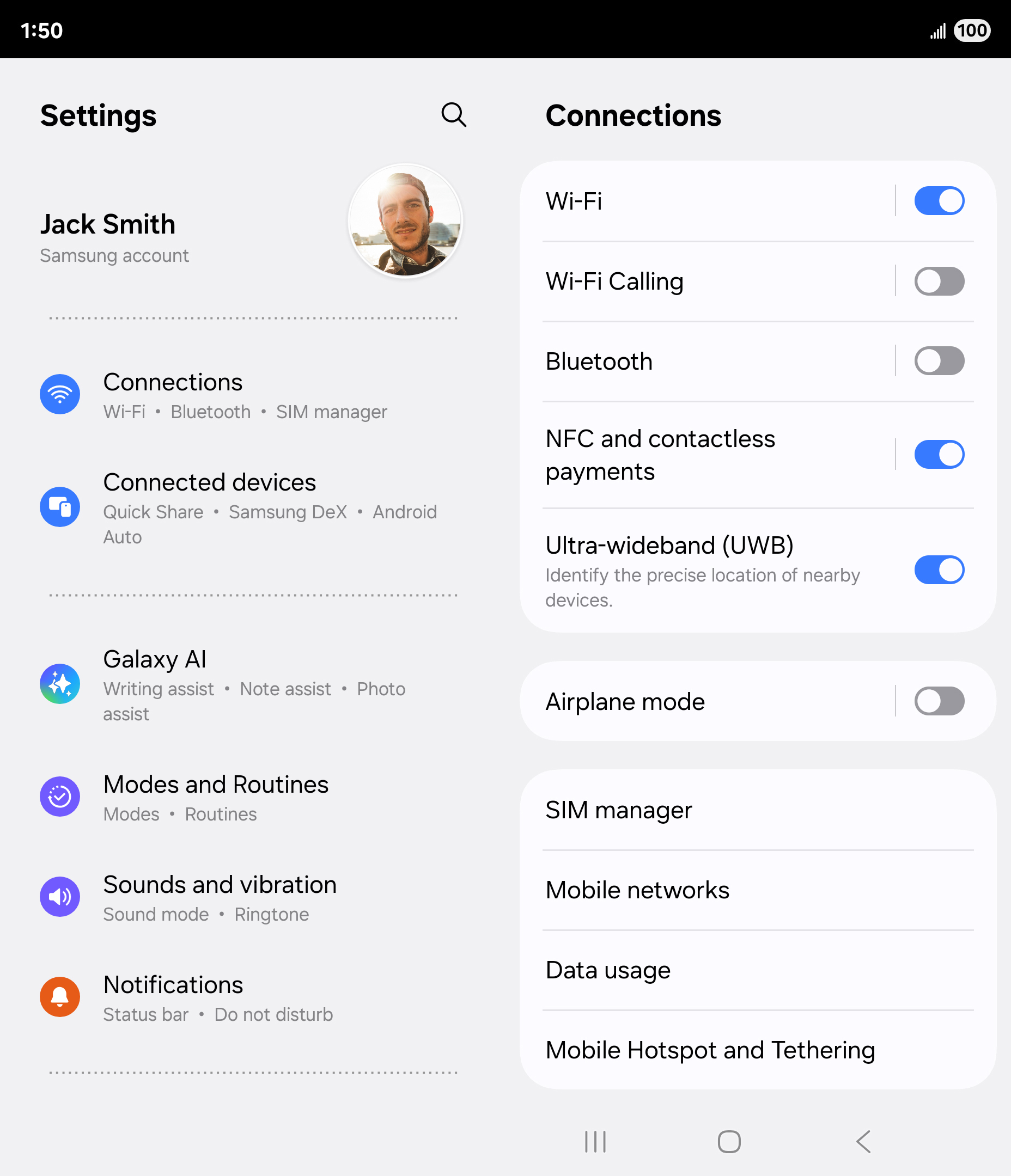 From the Settings app, scroll to and tap Apps.