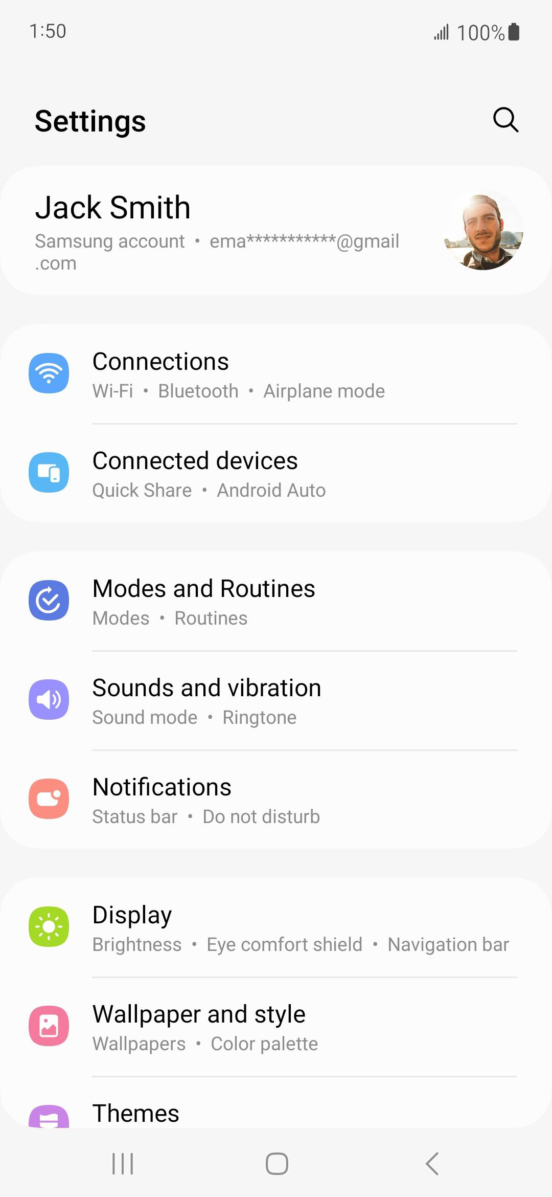 From the Settings app, scroll to and tap Apps.