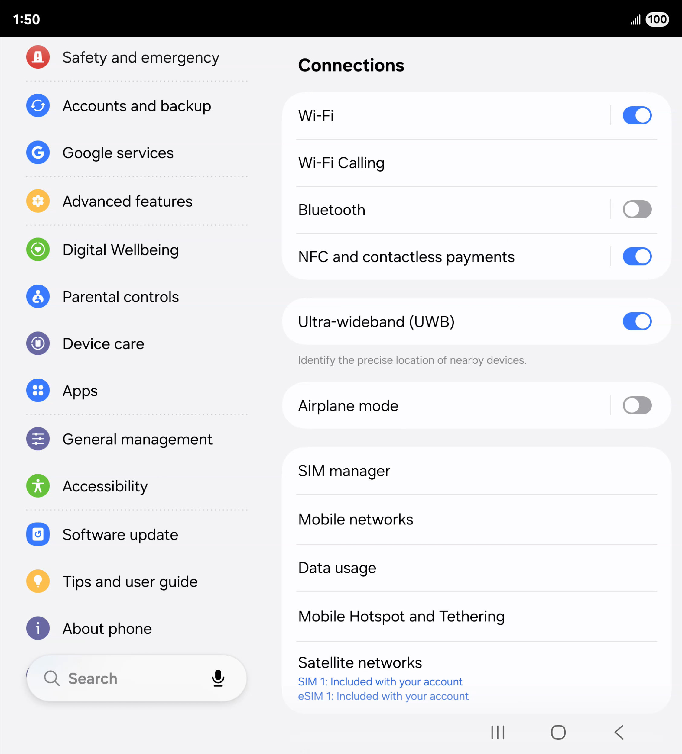 From the Settings app, scroll to and tap Apps.