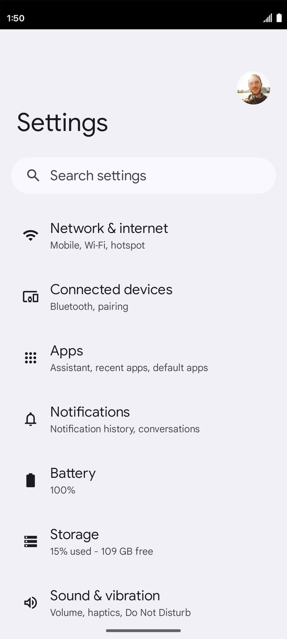 From the Settings app, scroll to and tap Apps.