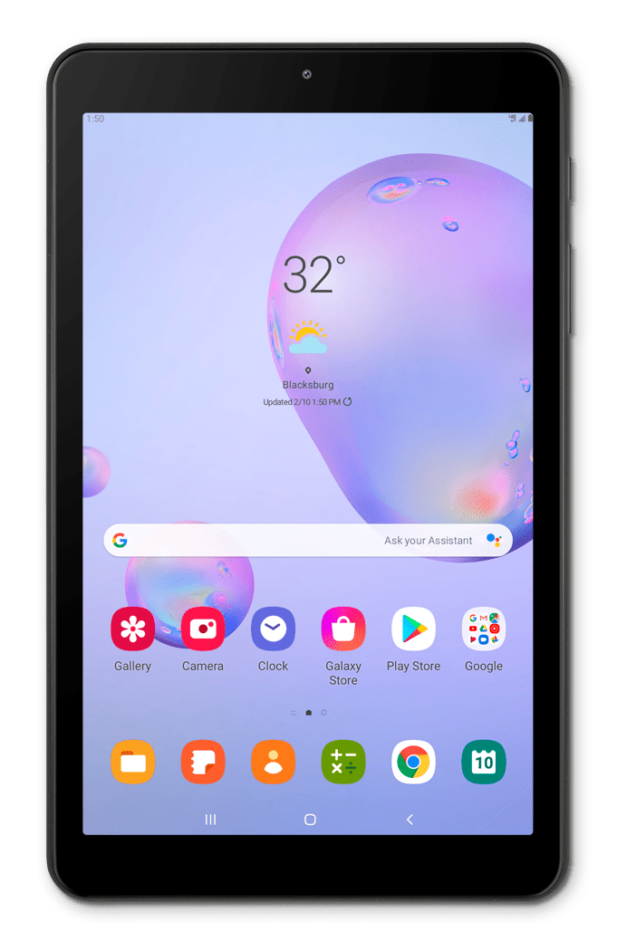 Getting to know the front of your device