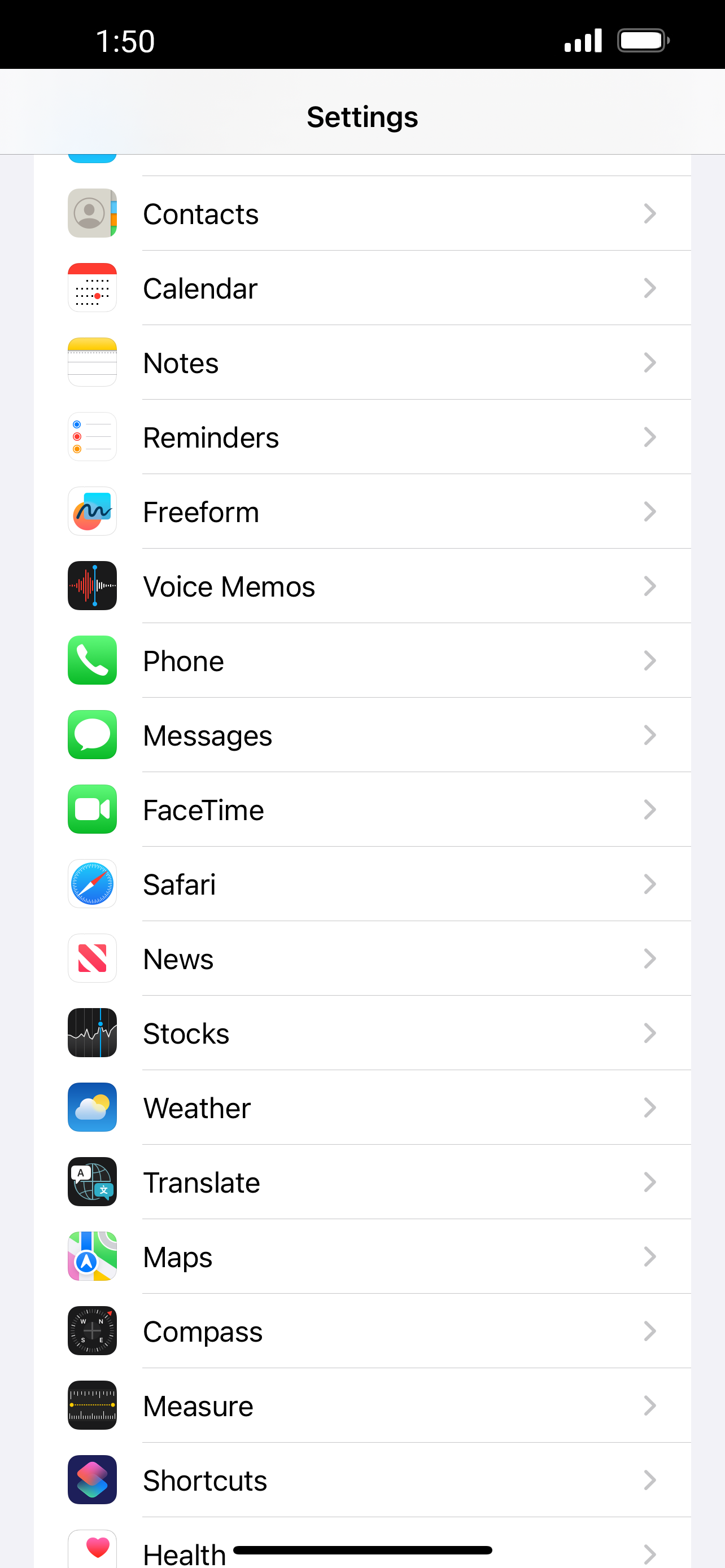 From the Settings app, scroll to and tap Apps.