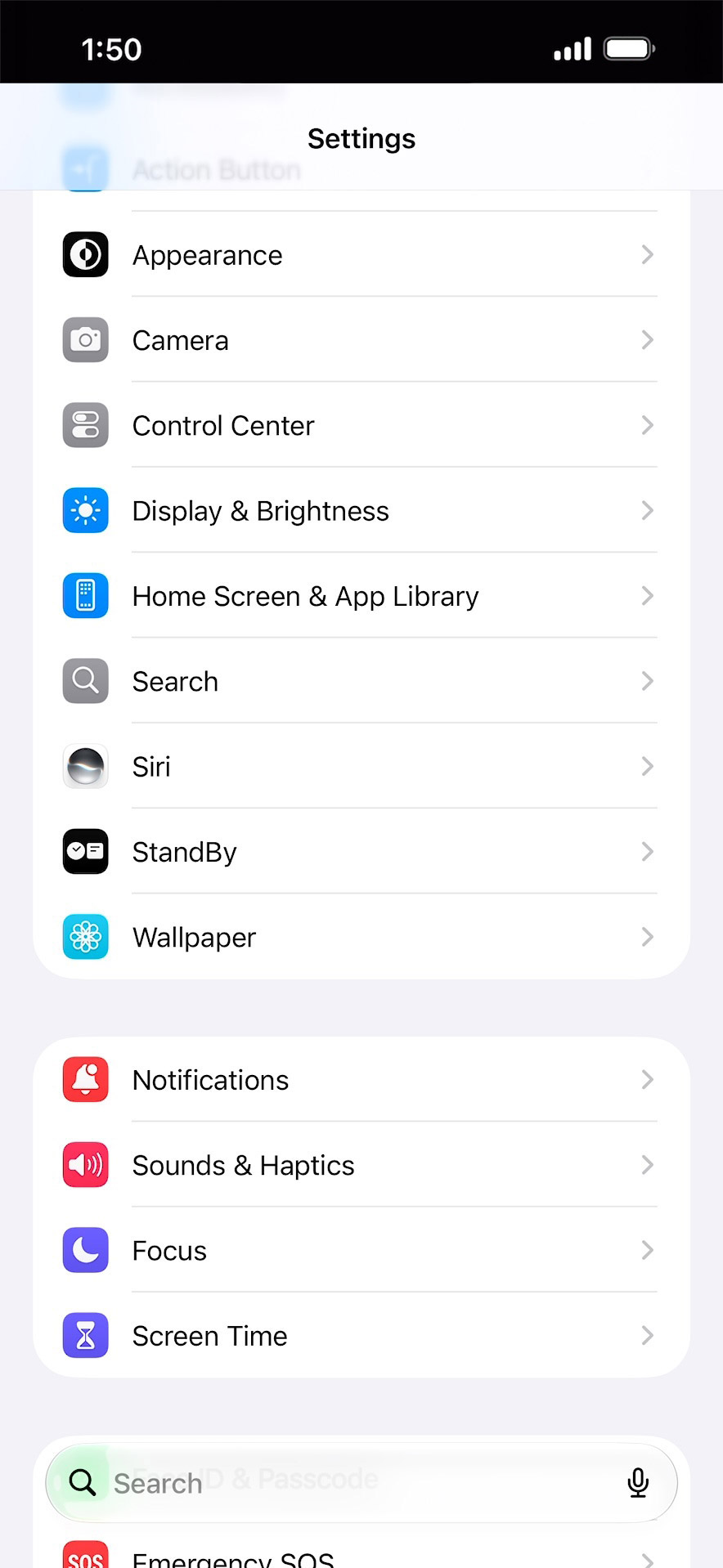 From the Settings app, scroll to and tap Apps.