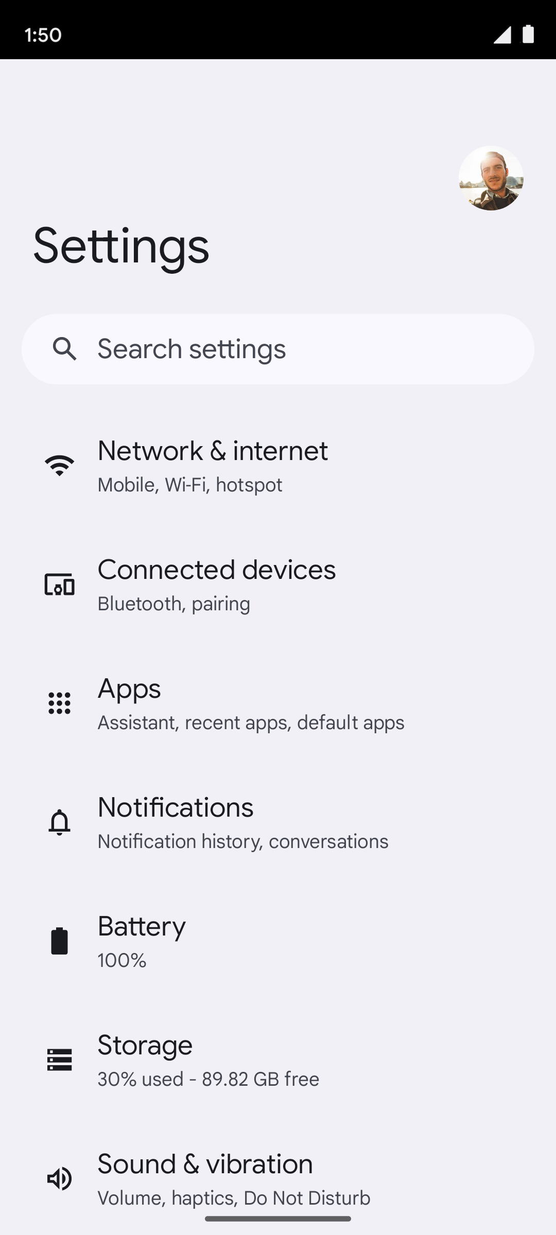 From the Settings app, scroll to and tap Apps.