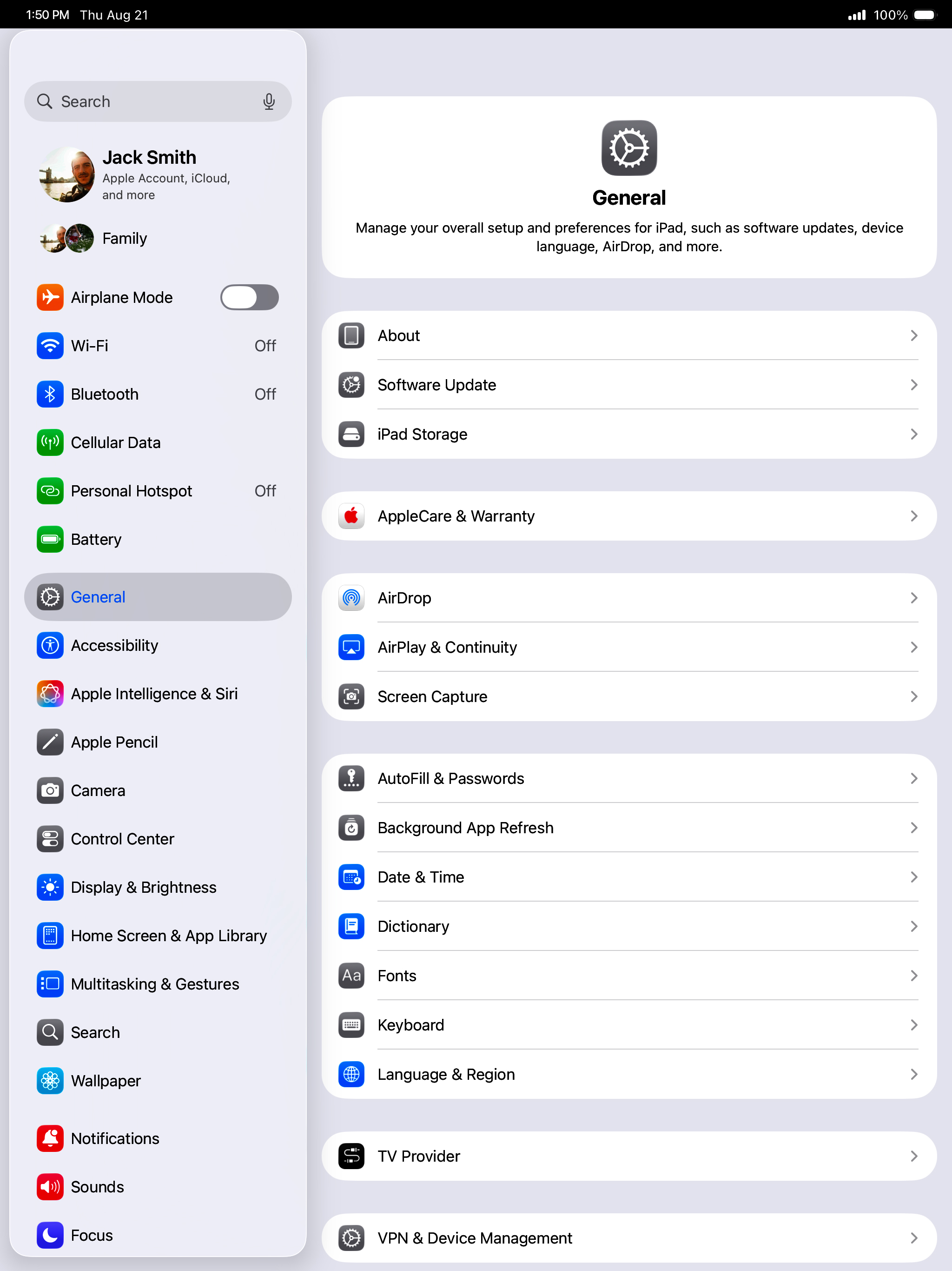 From the Settings app, scroll to and tap Apps.