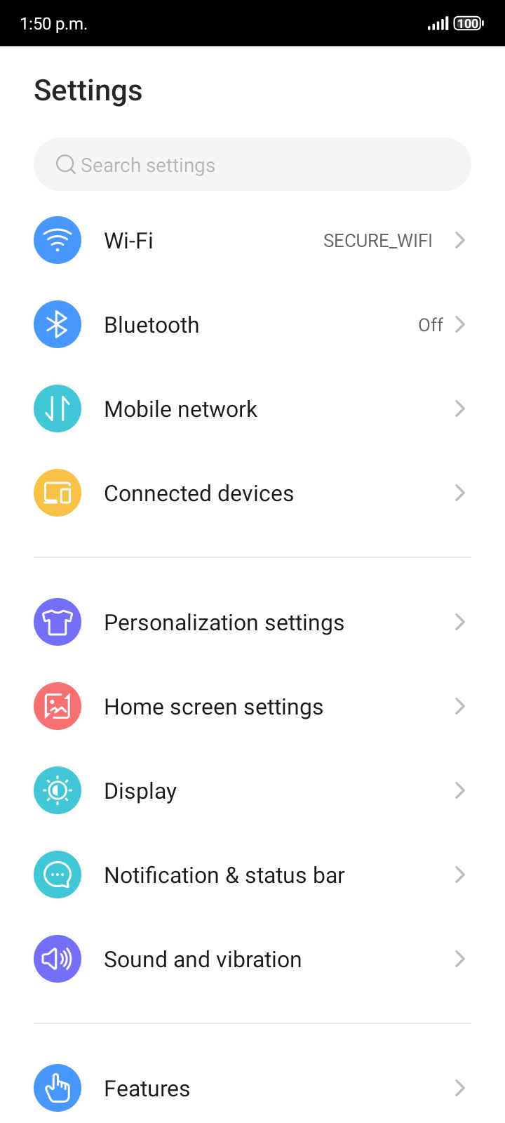 From the Settings app, scroll to and tap Apps.