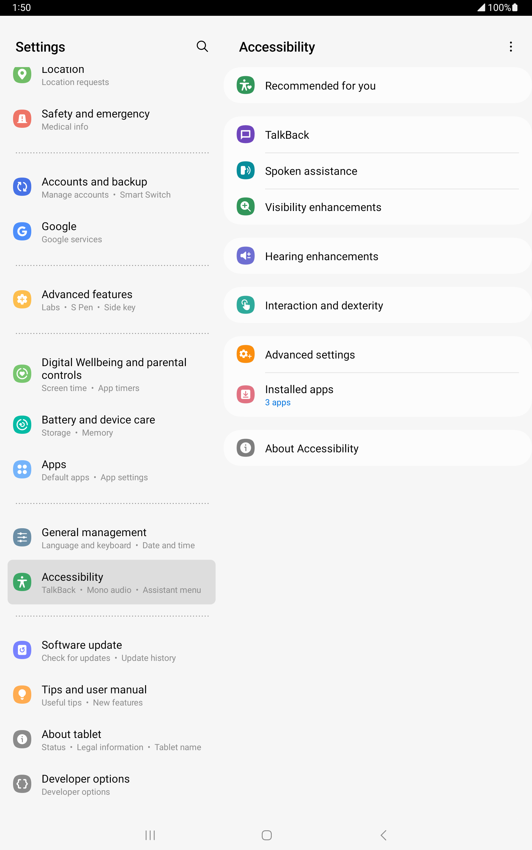 From the Settings app, scroll to and tap Apps.