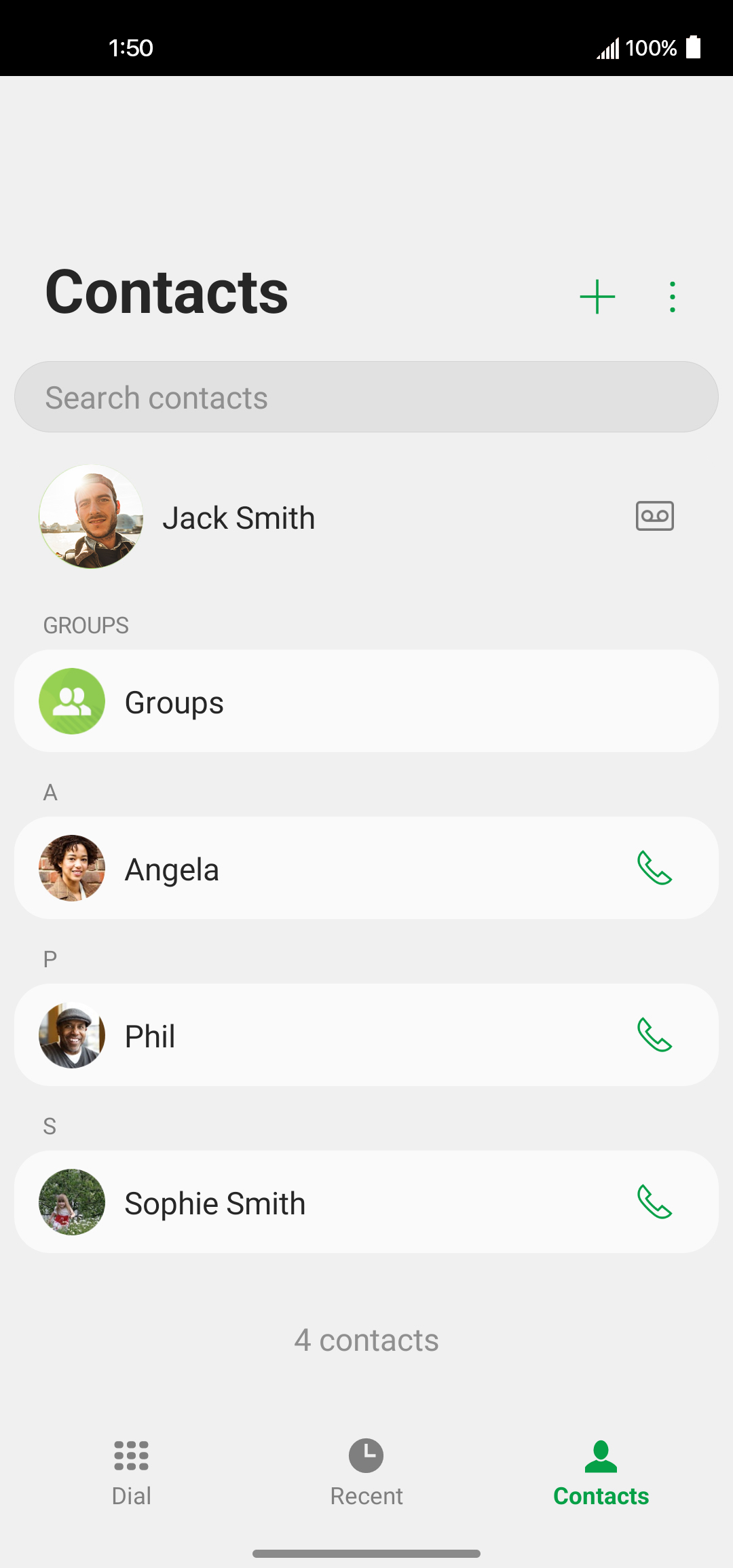 En la aplicación Settings, toca Apps.