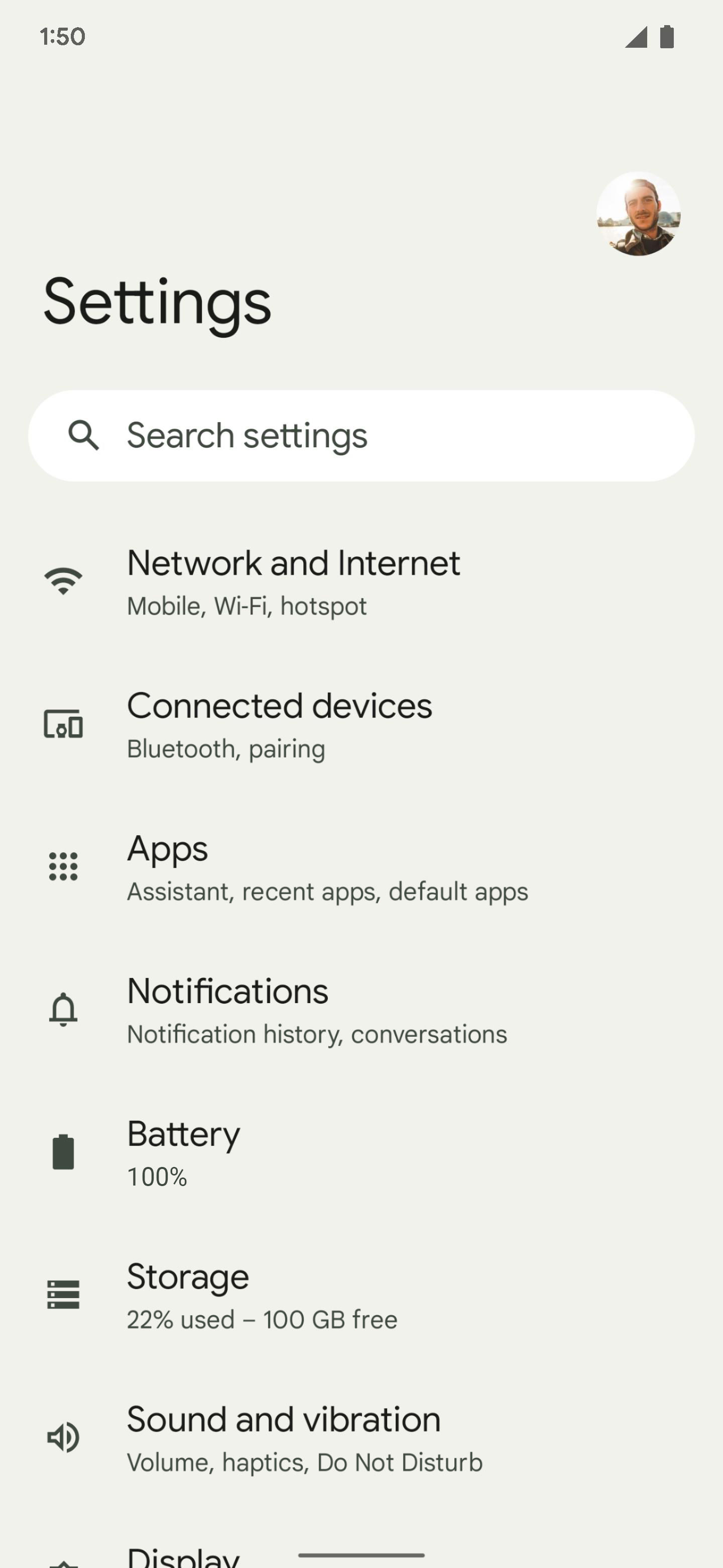 From the Settings app, scroll to and tap Apps.