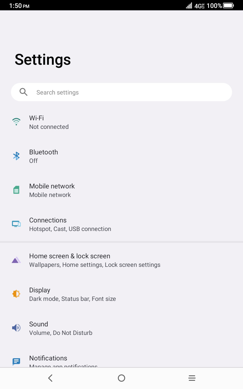 From the Settings app, scroll to and tap Apps.