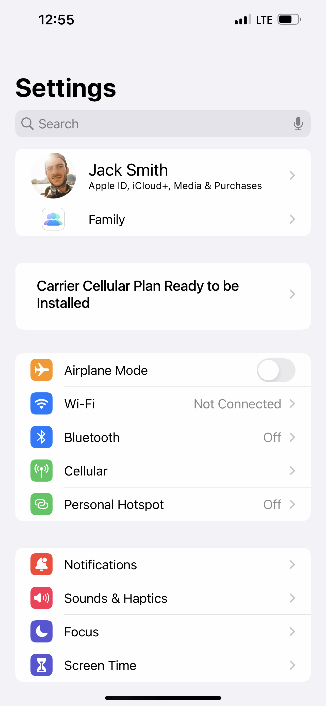 From the Settings app, scroll to and tap Apps.