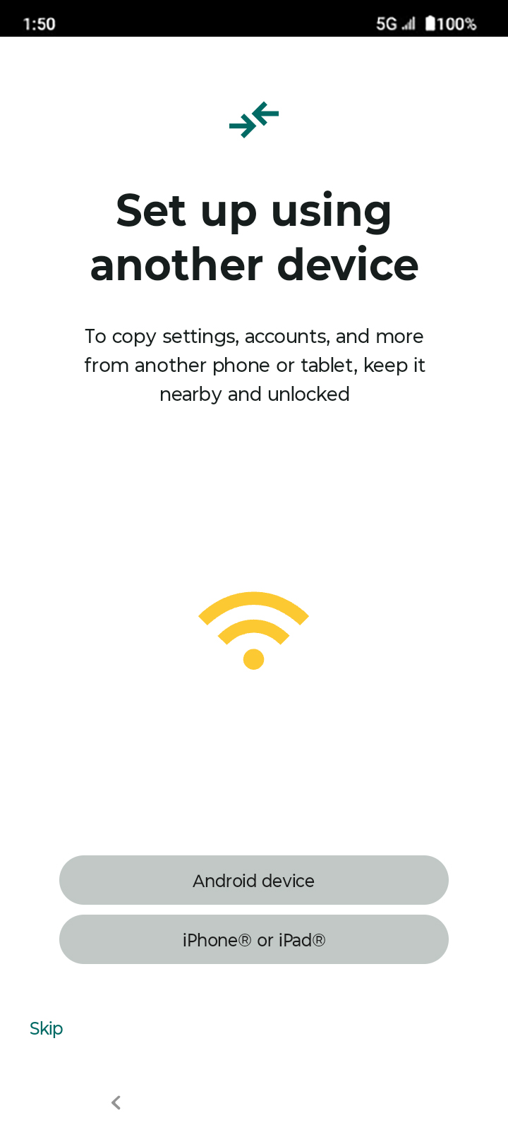 From the Settings app, scroll to and tap Apps.