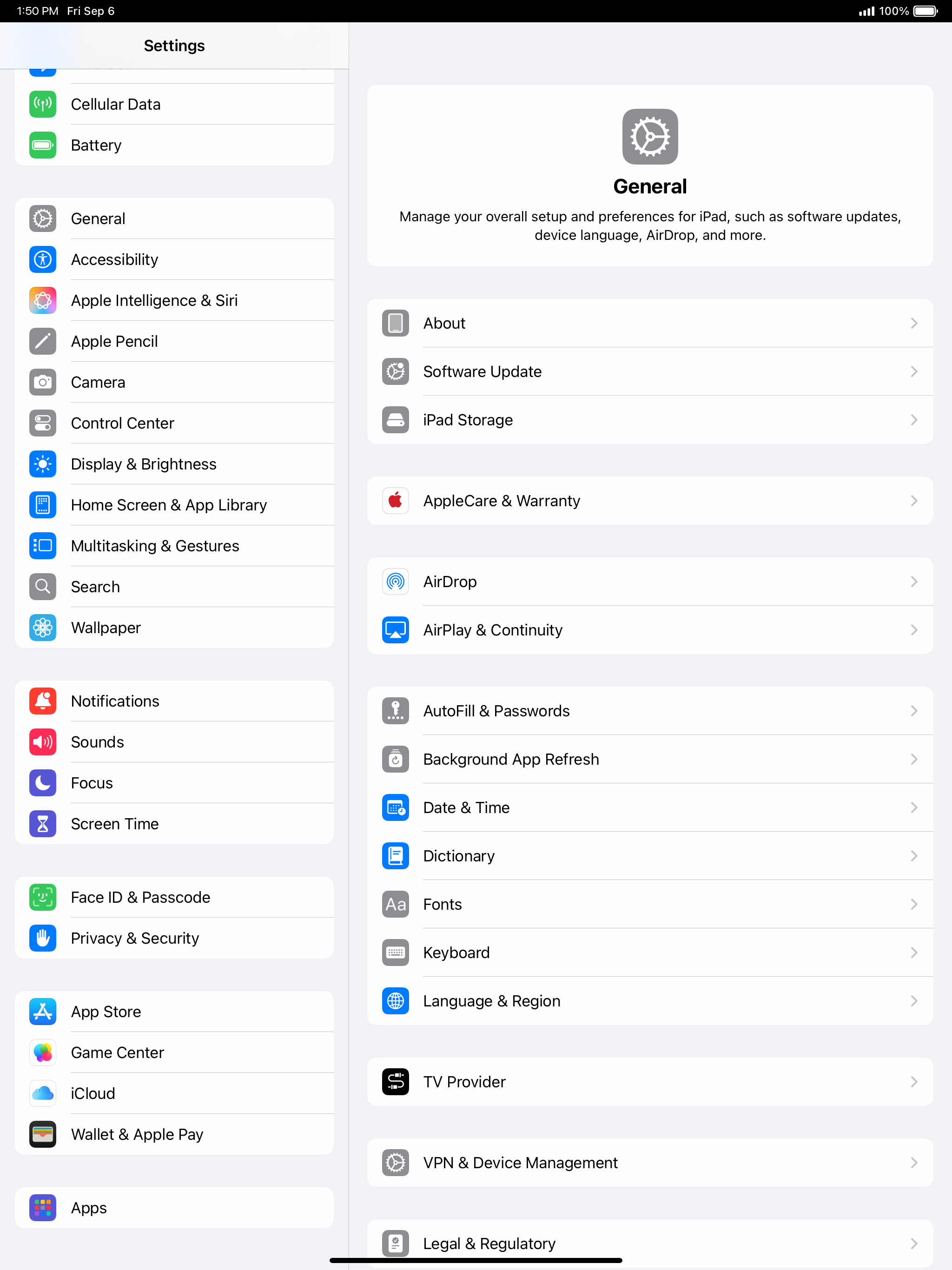 From the Settings app, scroll to and tap Apps.