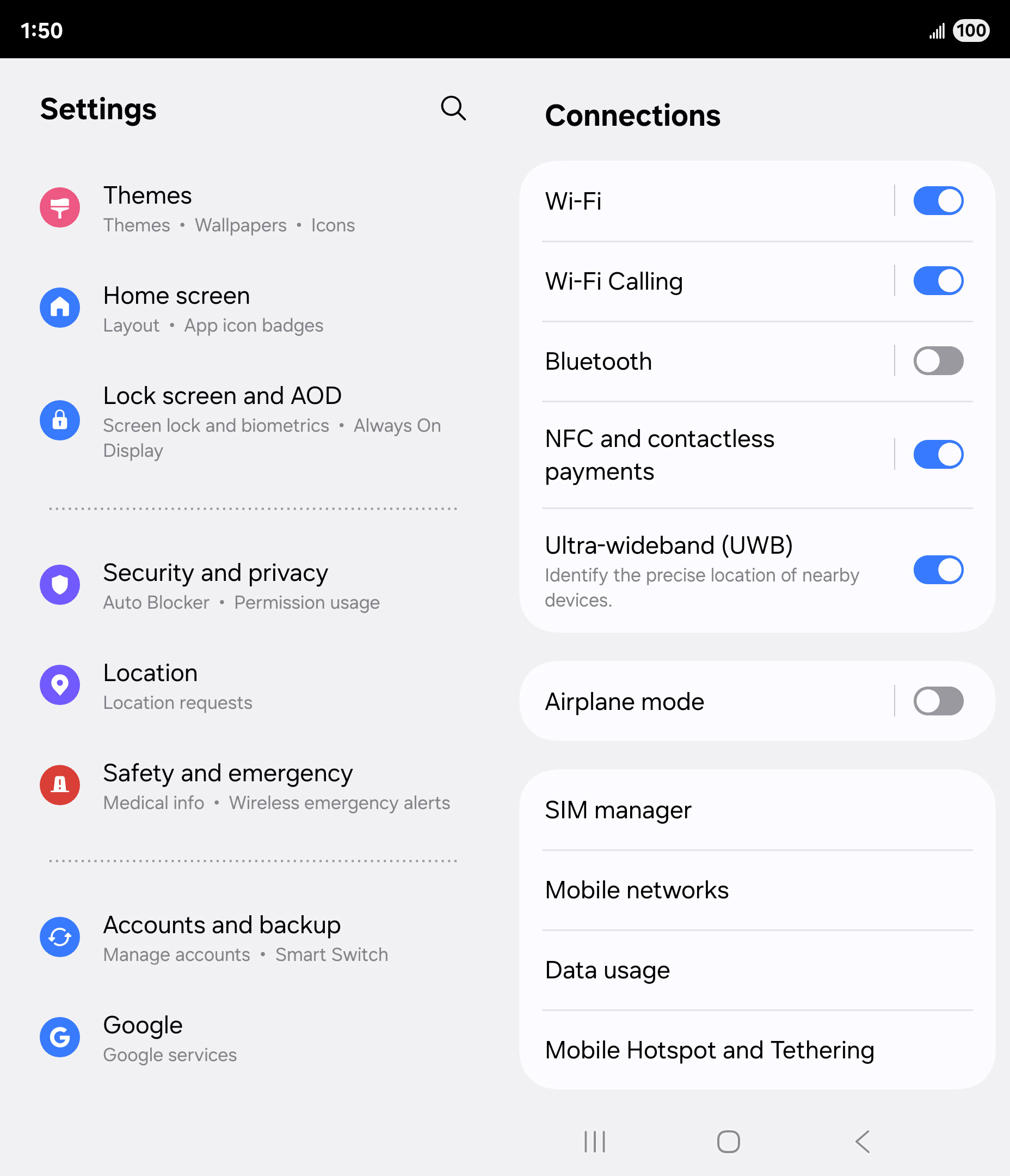 From the Settings app, scroll to and tap Apps.