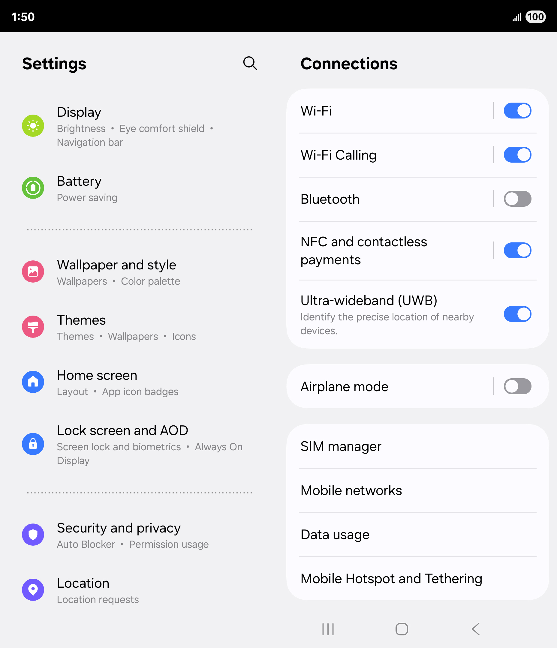 From the Settings app, scroll to and tap Apps.