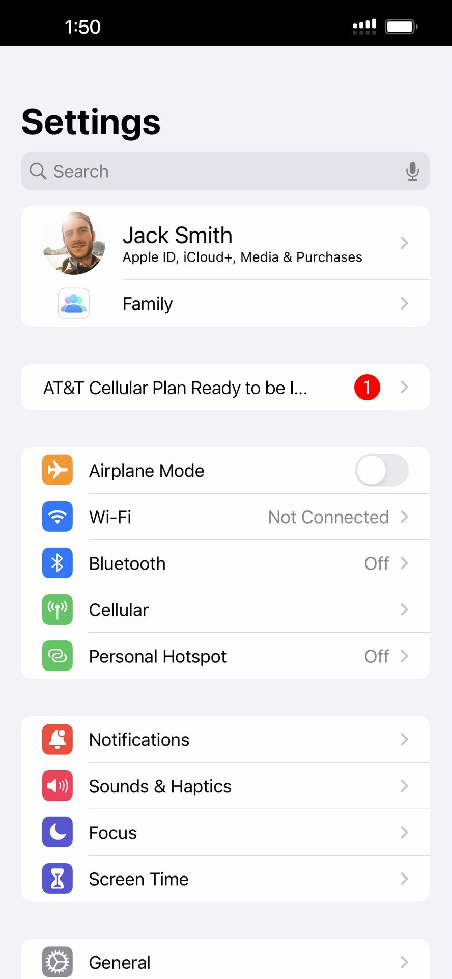From the Settings app, scroll to and tap Apps.