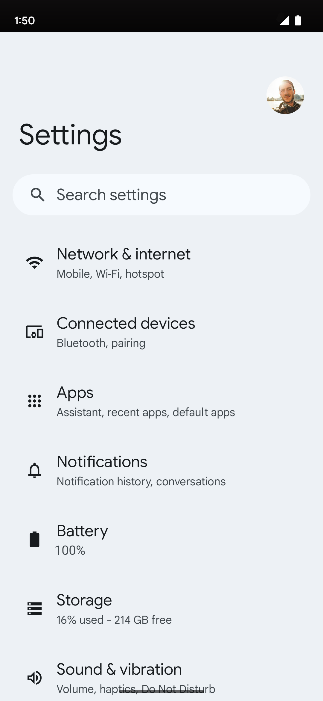 From the Settings app, scroll to and tap Apps.