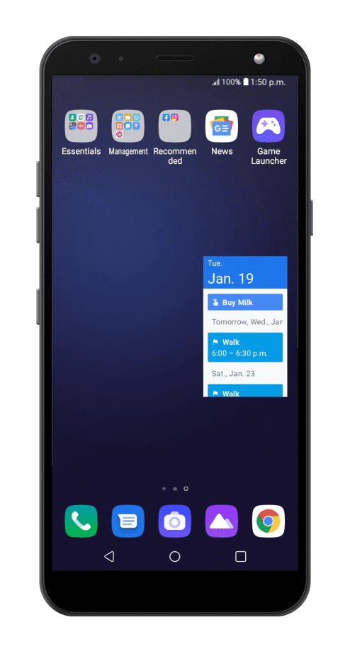 From the Settings app, scroll to and tap Apps.